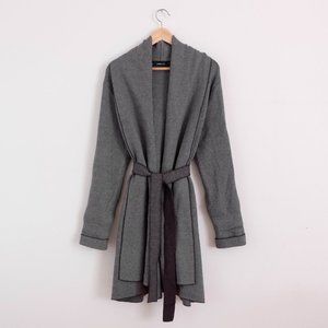 Zara herringbone cardigan with belt